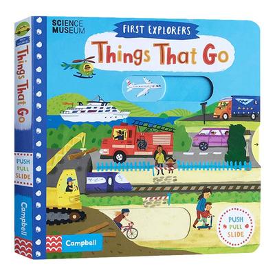 小小探索家系列交通工具英文绘本first explorers things that go SETM科普英文版幼儿探索启蒙儿童英语纸板书 英文原版英语书籍