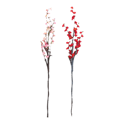 仿真梅花枝假摆件防腊干束客