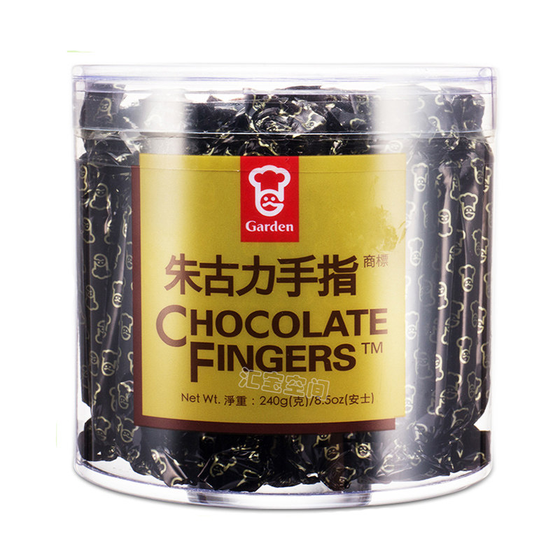 香港购进口嘉頓巧克力手指饼干