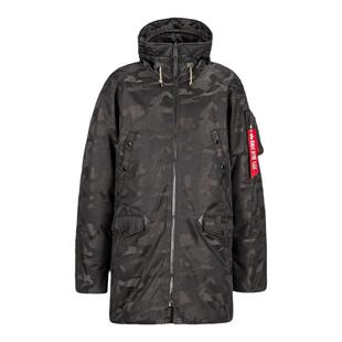 户外防寒迷彩大衣男美国阿尔法工业Alpha冬装棉服N3B长款羽绒服