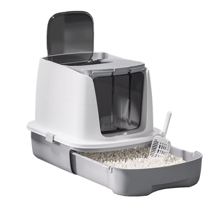 猫砂盆超大号全封闭顶入式猫厕所抽屉幼猫咪猫沙屎盆子防外溅防臭