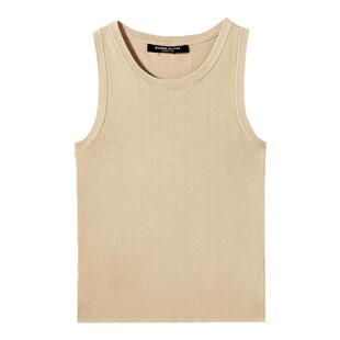 朗姿欧洲EiLEEN ELITEE纯棉修身弹力多色背心2025年夏季新款上衣