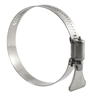 304不锈钢带手柄式喉箍抱箍卡箍 强力水管夹固定夹卡扣接头手拧丝