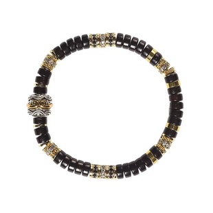 黑神话悟空精工黑金椰蒂药片手串国潮复古小众个性手链男女情侣款