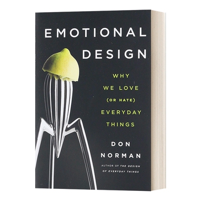 英文原版 Emotional Design 设计心理学3：情感化设计 唐·诺曼 Don Norman 设计师 著名学者 英文版 进口英语原版书籍