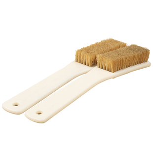 猪鬃鞋刷白色胶柄羽绒服刷板刷刷子鞋刷猪鬃毛洗衣刷清洗刷长柄刷