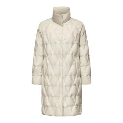 宽松鹅绒轻薄中长羽绒服波司登