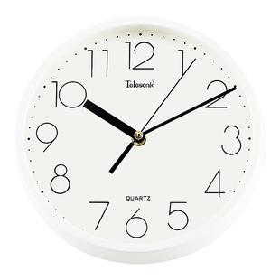 天王星钟表挂钟客厅2024新款简约现代时钟表挂墙免打孔石英钟家用