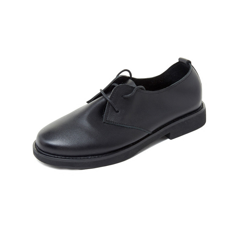 清仓！文艺复古小皮鞋日系森女黑色平底单鞋学院风女鞋软皮工作鞋