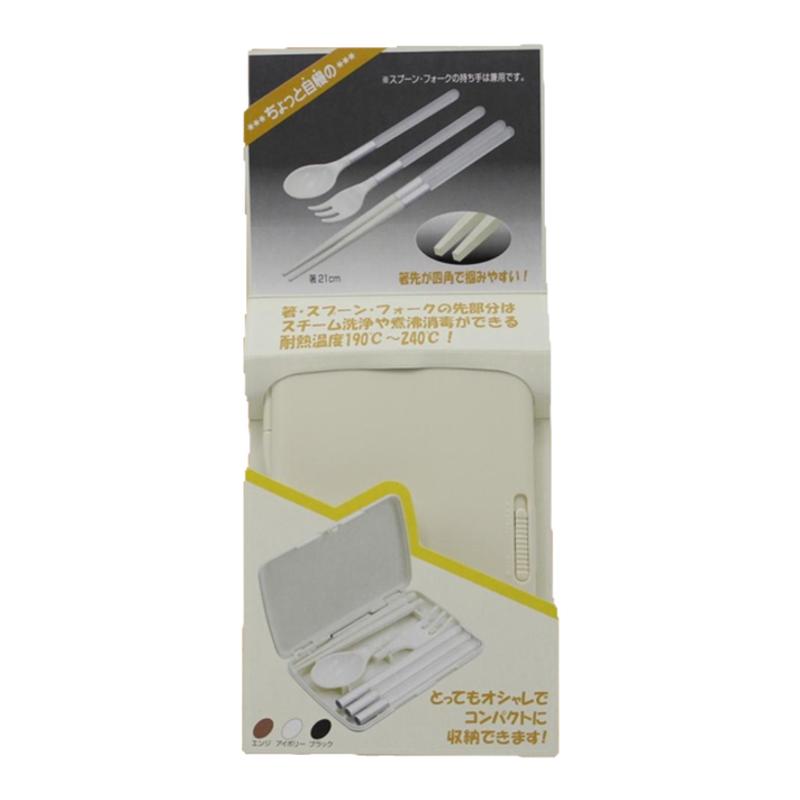 日本进口餐具套装便携式餐具盒