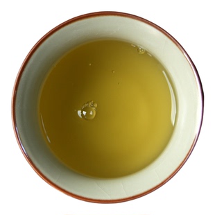 坐见山月米黄汝窑茶杯家用大容量茶盏陶瓷杯定制手写字品茗杯礼盒