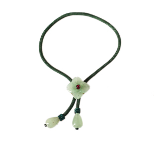 纯然饰品清新东陵玉玛瑙可调节脚裸配饰红绳运脚链森系文艺复古