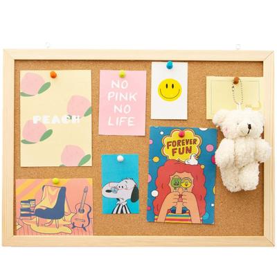 软木板ins桌面背景装饰墙上