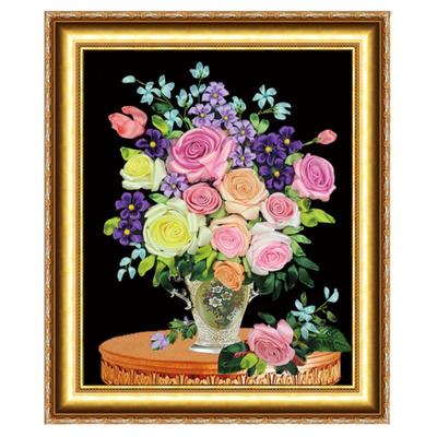 厂家直销丝带绣材料包手工牛津布