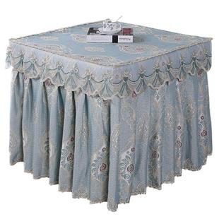 特价包邮新款电炉罩烤火罩麻将机罩薄款长方形茶几罩盖布防尘桌布