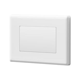 118型三3联空白面板开关插座二2四4位装饰白板堵洞遮丑盖板遮挡板