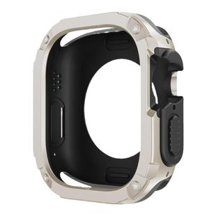适用iwatch保护壳苹果手表表壳iwatch8/7/6/5/4/3保护壳applewatchse保护套运动双色硅胶tpu潮流二合一铠甲款