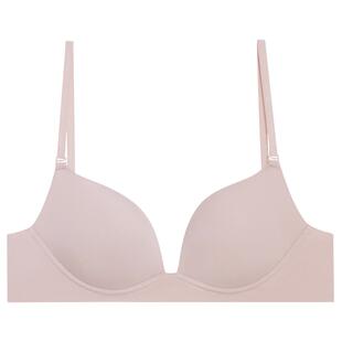 爱慕细肩带内衣女3/4无钢圈中厚模杯大露背小胸聚拢文胸AM17B041