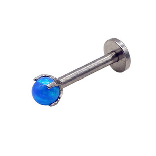 钛钢平底内牙圆球澳宝唇钉耳钉粗针耳骨钉耳屏钉耳蜗钉穿孔饰品