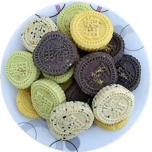 广西玉林特产容县佳香糯米饼花生芝麻多口味组合夹心饼 手工年货