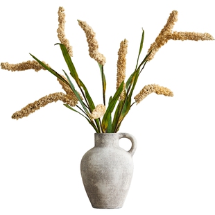 南十字星 仿真花麦穗假花高档逼真客厅狗尾巴草装饰复古花艺摆件