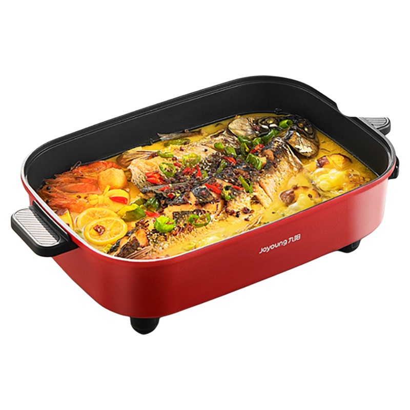火锅烤肉一体烤鱼煎炒料理电火锅