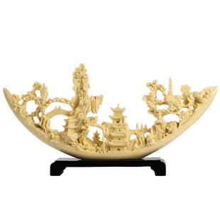 新中式摆件轻奢高端家居客厅玄关博古架酒柜办公室乔迁送礼装饰品