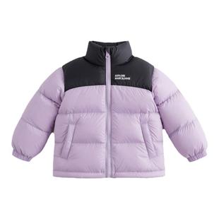 【打折】马克珍妮三防男女童时尚拼色超轻保暖羽绒服儿童外套冬装