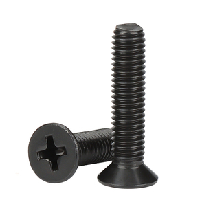 黑色304不锈钢十字沉头螺丝钉平头加长小螺钉M2M2.5M3M4M5M6M8MM