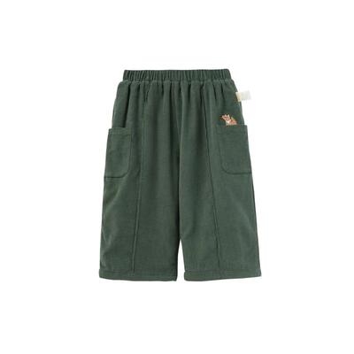 whitewheat兔子灯芯绒裤子