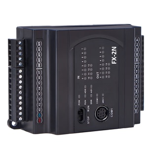 PLC工控板国产PLC模块FX2N 1N 10MR控制器带导轨简易延时模块