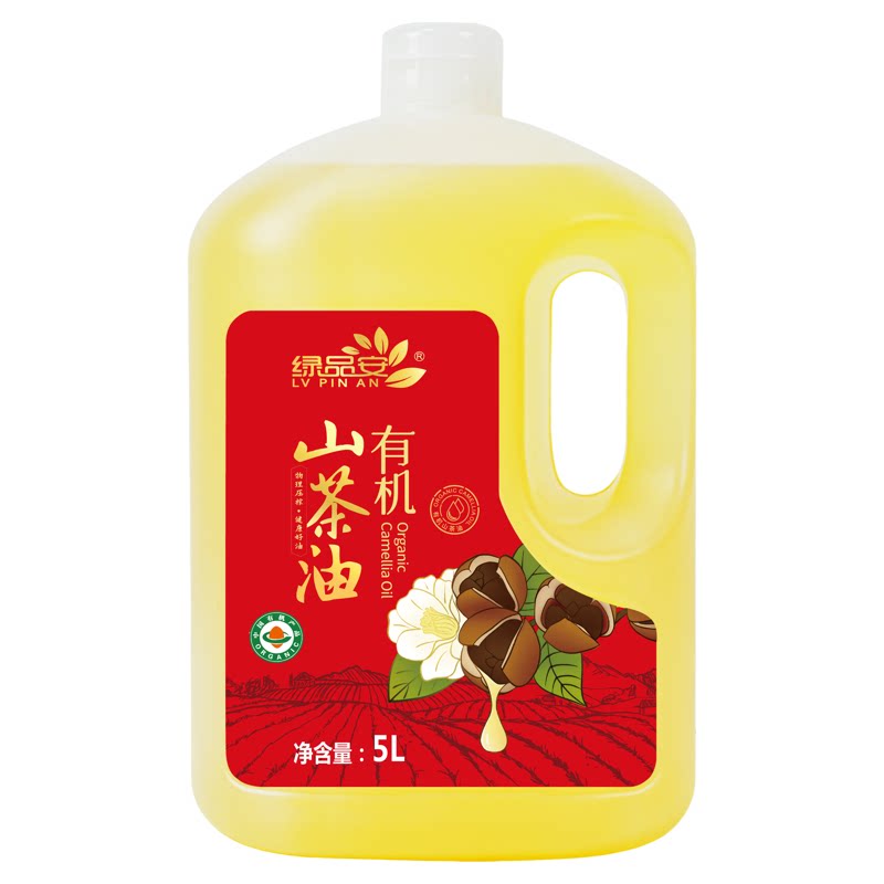 绿品安有机野山茶油5升礼盒装