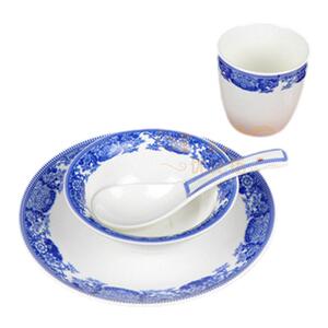 酒店摆台餐具 餐厅五星级餐具陶瓷酒店用品 餐具青花摆台 套装碗