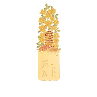 南京特色创意文创国风高档精致高级感金属书签夫子庙旅游伴手礼物