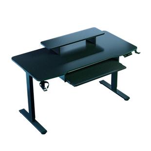 I4P家用小尺寸1米带灯光电动升电竞降桌椅实木抽屉智能定制电脑桌