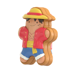 海贼王盲盒甜蜜豆系列磁吸冰箱贴航海王ONEPIECE周边萌粒盲袋摆件