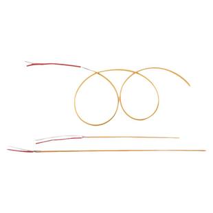 超细2mm柔性360度发光led灯丝3V电压正负极同端黄量子磁吸灯光源