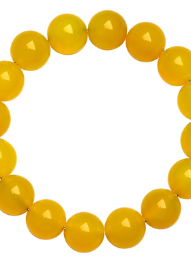 天然黄玛瑙手串男女玉髓玉石散珠