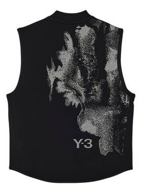Y-3/Y3山本耀司春季时尚休闲女士印花马甲背心JV6768