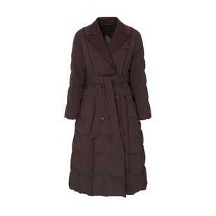 莱芙艾迪儿秋冬简约高级感保暖长款羽绒服女收腰显瘦经典百搭外套