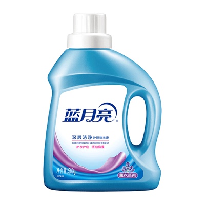 蓝月亮深层洁净洗衣液500g瓶装