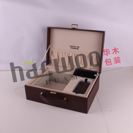 出口订做iphone6iPaD高档手机批发高档皮质包装盒电子产品礼品盒