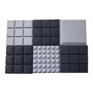 隔音棉吸音棉超强消音5CM隔音墙体自粘录音棚三角槽消音隔音材料