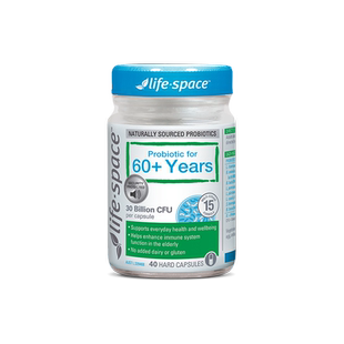 [百亿补贴]澳洲进口life space中老年人益生菌常青瓶养护肠胃40粒