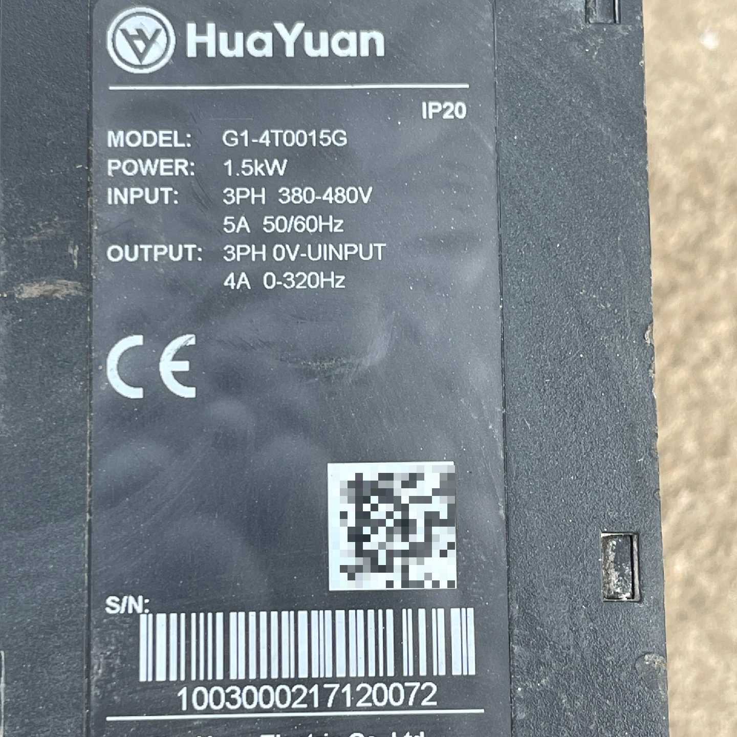 议价-华远变频器1.5KW380VG14T0015G功能好
