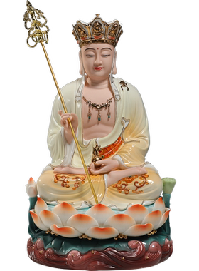 微美陶瓷多尺寸坐三莲四圣系列
