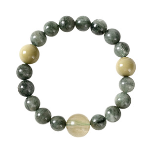 【生机勃发】绿发晶阿拉善手串范李李五行缺木者增强行动力手链