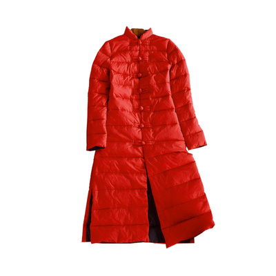 女装盘扣中国风改良旗袍式直筒