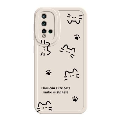 适用华为Nova5手机壳nove5iPro新款novo5pro保护noⅴa5z套nava硅胶nave全包线条猫咪防摔n0va外壳n5软女5por