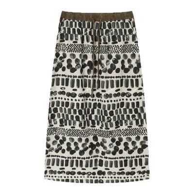 波点印花半身裙女2025夏季新款